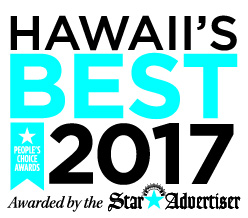 Hawaii's Best 2017. Awarded by the Star Advertiser
