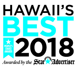 Hawaii's Best 2018. Awarded by the Star Advertiser