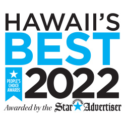 Hawaii's Best 2022. Awarded by the Star Advertiser