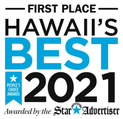 Hawaii's Best 2021. Awarded by the Star Advertiser